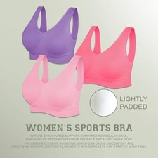 Seamless Sports Bra Stretchy