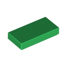 Lego Bricks 20x Dark Green 1x2