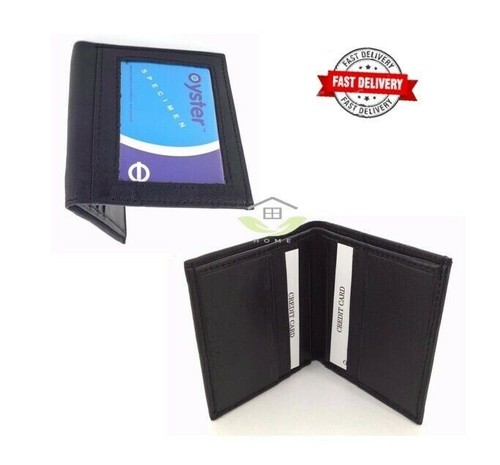 Leather wallet bus pass - wallet,