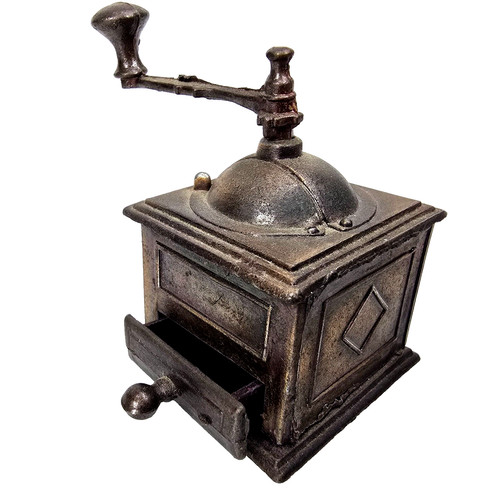 Die cast metal coffee grinder - metal,