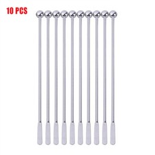 Swizzle Sticks Metal -Stainless Steel Mixing Cocktail Stirrers Wine Drink`