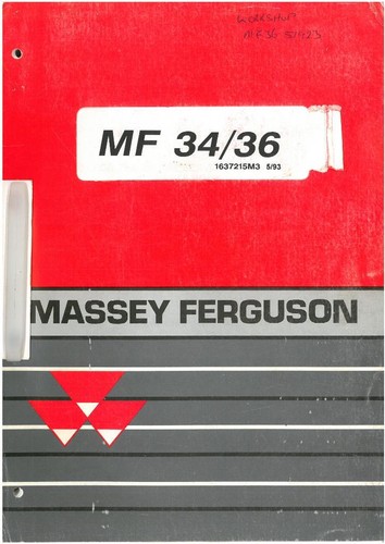 Massey ferguson combine mf34 - massey,