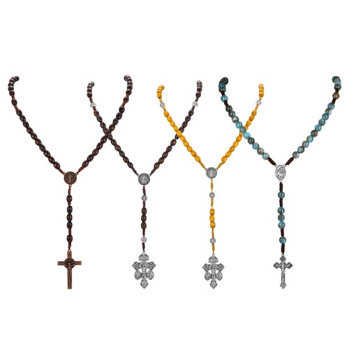 Necklace men beaded alloy - men,