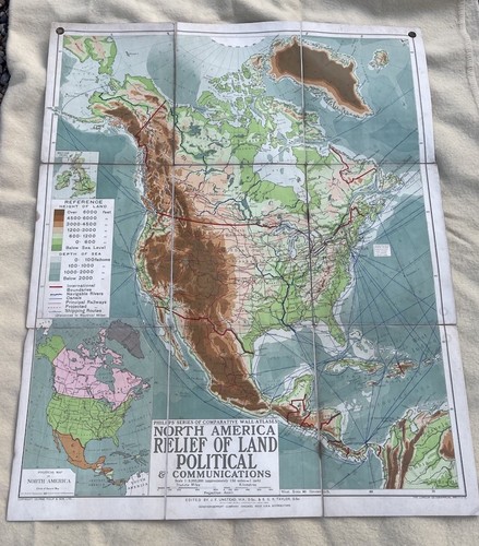 Philips wall map north - map,