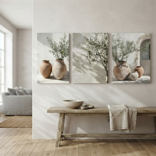 Set rustic olive tree - 3,