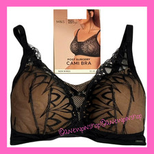 M&S Post Surgery Bra Black
