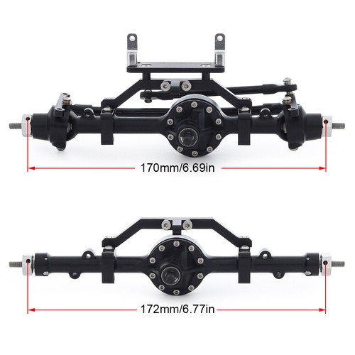 Cnc front rear - axle, 1/10