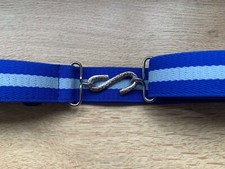 Elasticated Snake Belt Blue