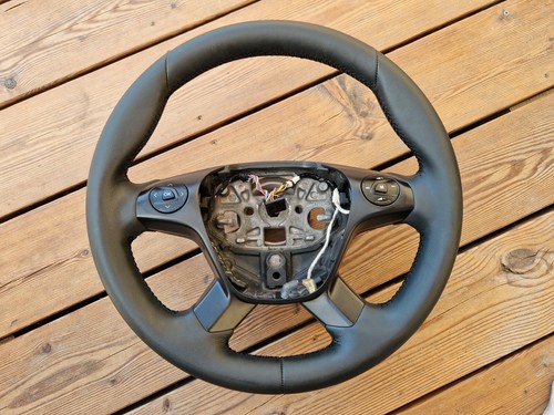 New black leather steering - 14+,