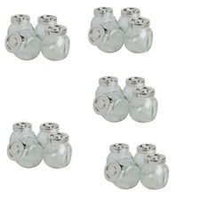 GLASS JAR SET 4/8/16/20 IKEA RAJTAN DESIGN KITCHEN STORAGE HERBS SPICES SWEETS