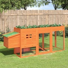 Chicken Coop Brown 204x50x84