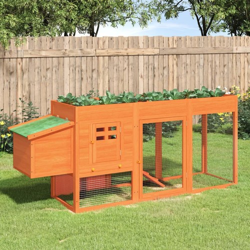 Chicken coop brown green - |, brown,