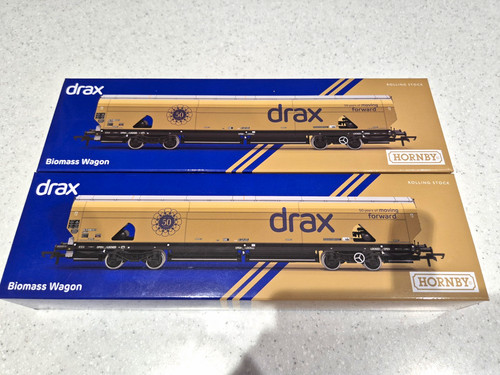 Hornby drax biomass wagon - hornby, 50th