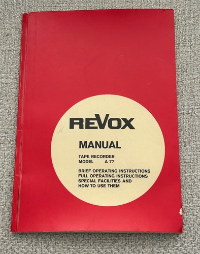 Original studer revox tape - original,