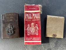Original Vietnam War Zippo Cigarette Pack & Matches