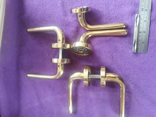 Pairs brass door lever - 3,