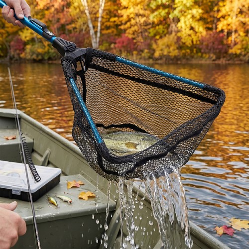Fishing folding landing net - landing,