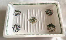Portmeirion Botanic Garden Large Roasting Dish Ribbed  Pouring Lip 37cm x 25cm