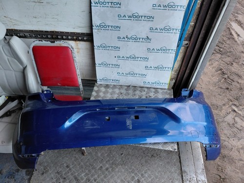 Renault clio rear bumper blue - rear,