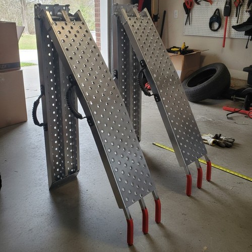 Portable inch loading ramps - 77-inch,