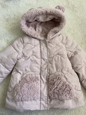 Girls 2-3 Years Coat Pink Cosy Outwear George Autumn Winter