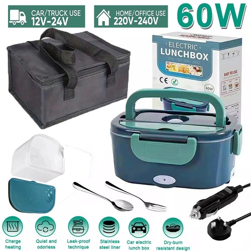 Electric heated lunch box - heated,