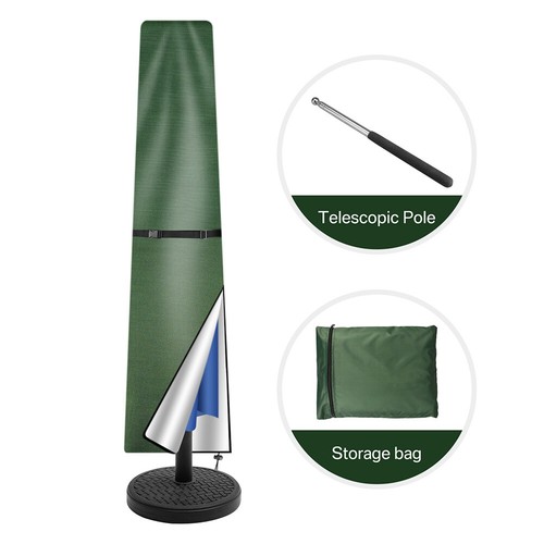 Parasol cover with zip - cover,