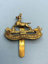 Genuine Canadian Army Royal Canadian Dragoons Cap Badge