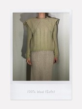 100% Soft Wool Ruffle