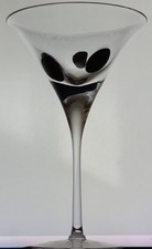 LSA International Jazz Handmade Black Spot Replacement Cocktail Glass Unused