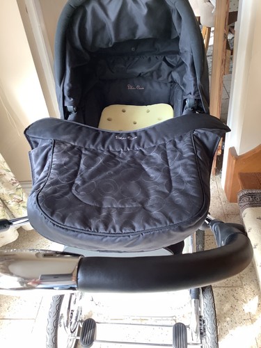 Silver cross sleepover pram - cross,