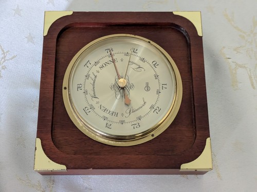 Vintage aneroid barometer - vintage,