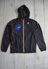K-WAY Le Vrai Claude Jacket Mens/Rain Jacket/Waterproof/Hooded/Size S/Navy Blue