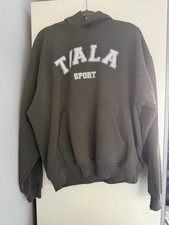 Tala oversize hoodie with Borg logo dark olive size medium rrp £59