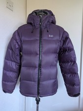 Rab women's Neutrino Endurance down jacket. Purple, size 8.
