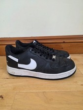 Nike Air Force 1 Low x CDG x Supreme UK 7.5 US 8.5 Comme Des Garcon Black White