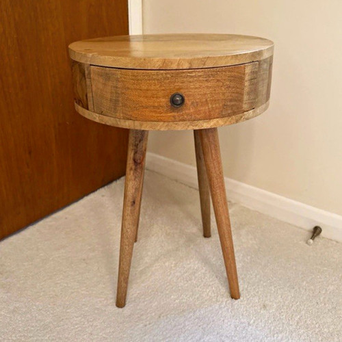 Mango wood round wooden - mango,