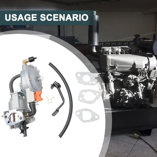 Dual fuel carburetor generator - dual,