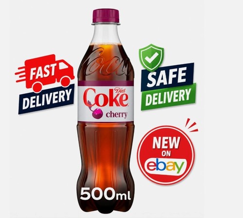 Diet coke cherry 500ml - diet,