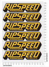 Ripspeed Sticker x6, 14cm