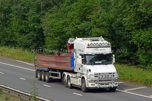 Truck photo 12x8 scania 124t - -,
