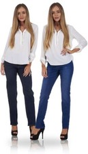 Ladies Sculpt & Lift Mid Rise Straight Leg Indigo Stretch Denim Jeans REDUCED