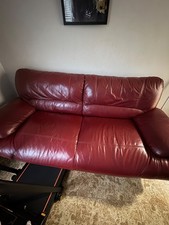 sofas 3 and 2 seater leather
