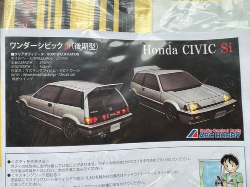 Abc hobby honda body - abc,