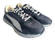 Puma Wild Rider Winter Trainers | UK 7.5 | Black Ebony Suede | Retro Sneakers