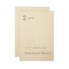 2 Pack Plywood Sheets, 17.1" x