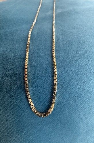 18ct yellow gold box - yellow, chain