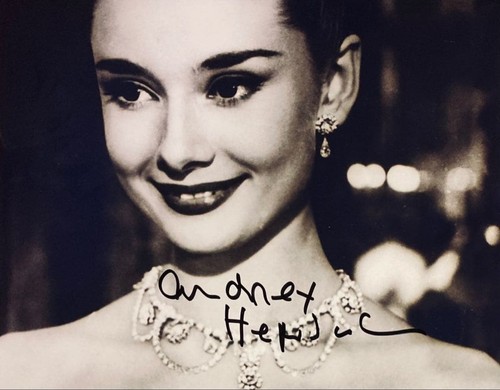 Audrey hepburn hand signed - hepburn,