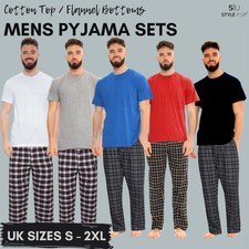 Mens Short Sleeve Pyjamas Set