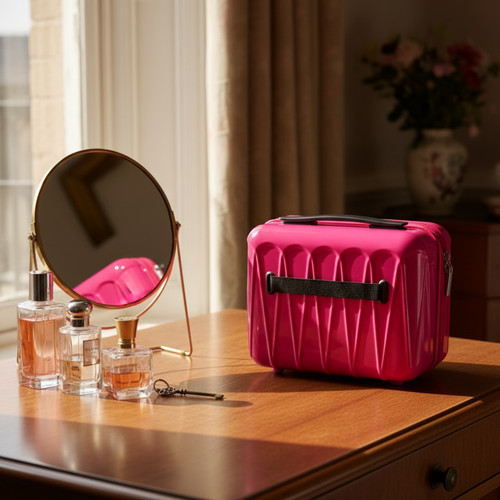 Amalfi hard shell vanity case - shell,